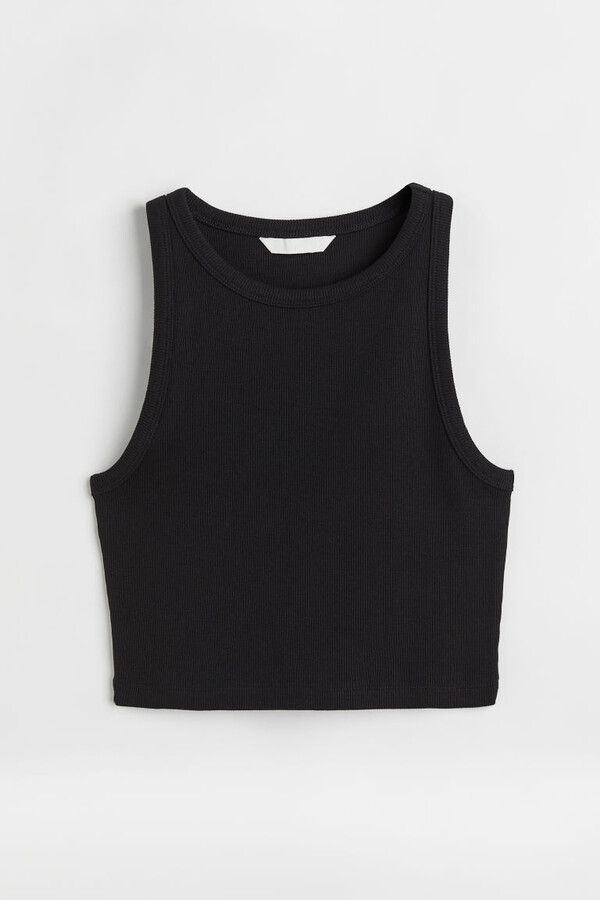 Top Crop Negro