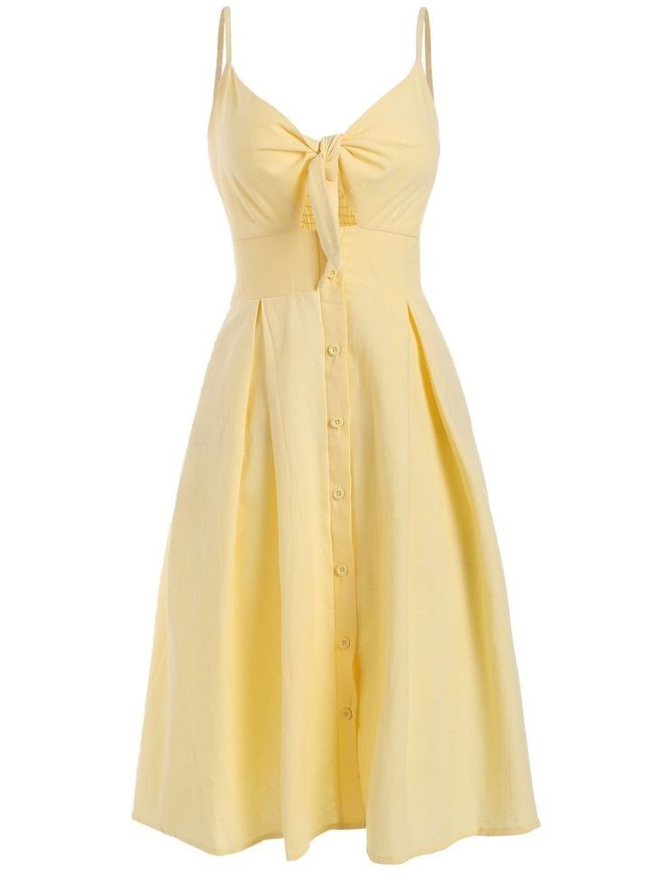 Vestido de Verano Amarillo