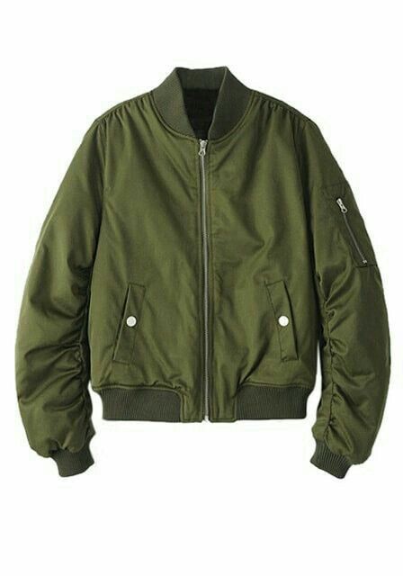 Chaqueta Bomber Verde