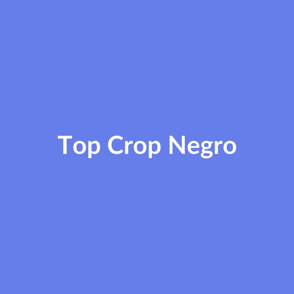Top Crop Negro